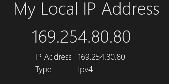 IP Display